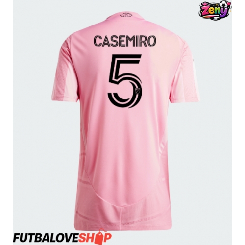 Dres Inter Miami Casemiro #5 Domáci pre Ženy 2026-27 Krátky Rukáv